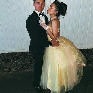 Vintage 50s prom dress